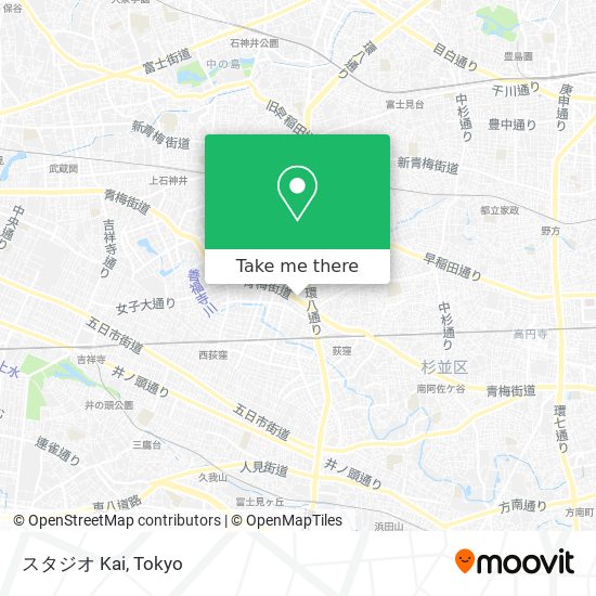 スタジオ Kai map