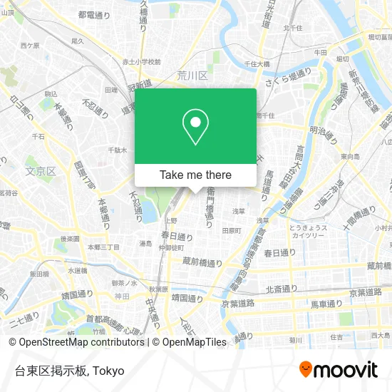 台東区掲示板 map