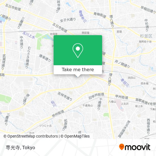 専光寺 map