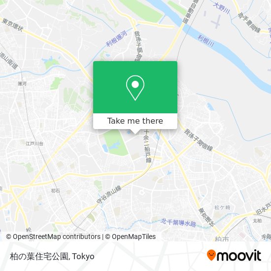 柏の葉住宅公園 map