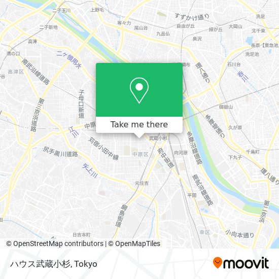 ハウス武蔵小杉 map