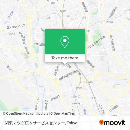 関東マツダ桜木サービスセンター map