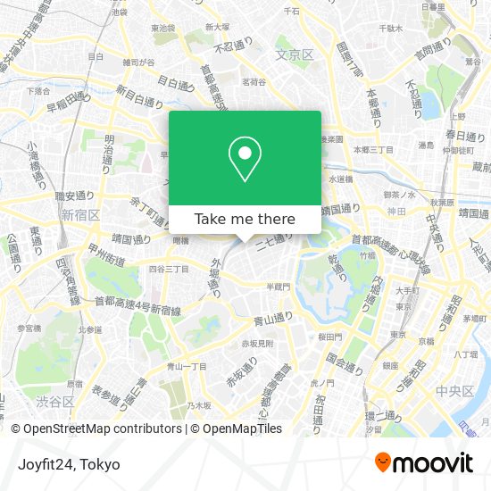 Joyfit24 map