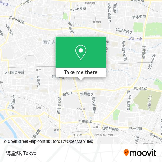講堂跡 map