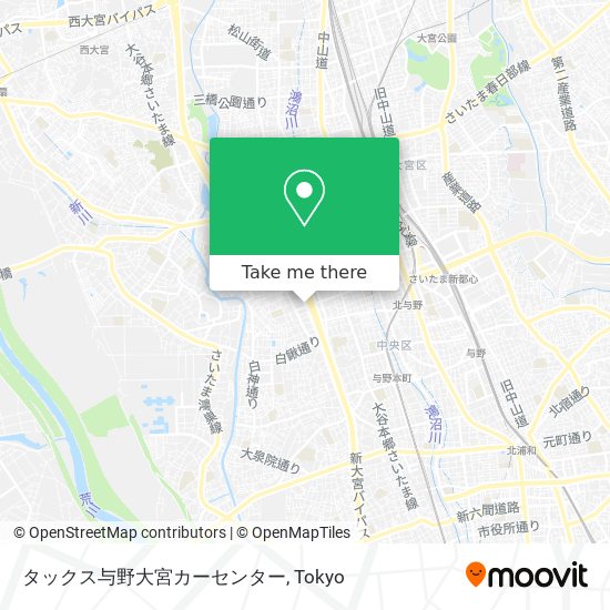 タックス与野大宮カーセンター map