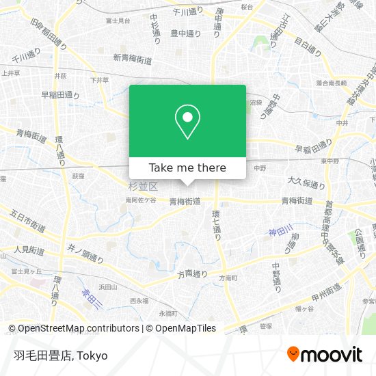 羽毛田畳店 map