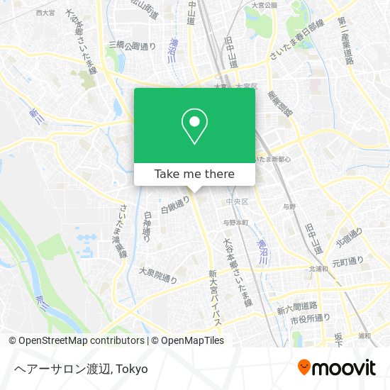 ヘアーサロン渡辺 map