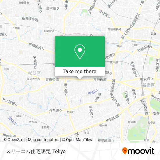 Three M Housing Sales map