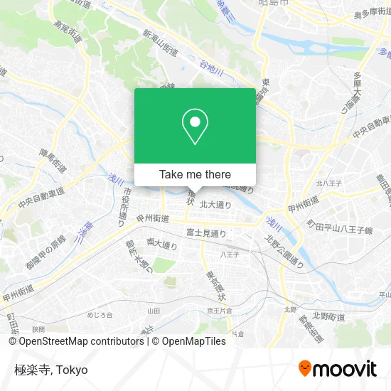 極楽寺 map