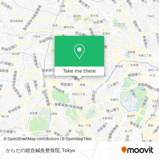 からだの総合鍼灸整骨院 map