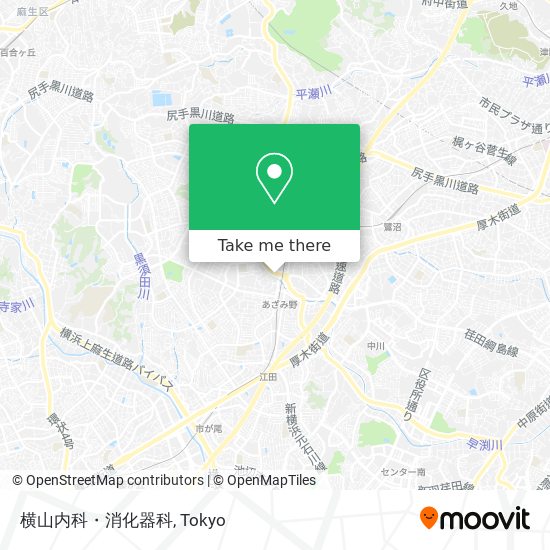 横山内科・消化器科 map