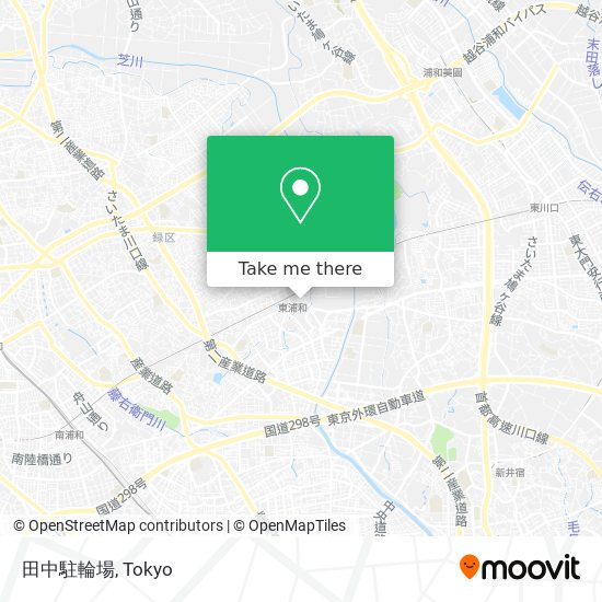田中駐輪場 map