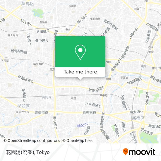 花園湯(廃業) map