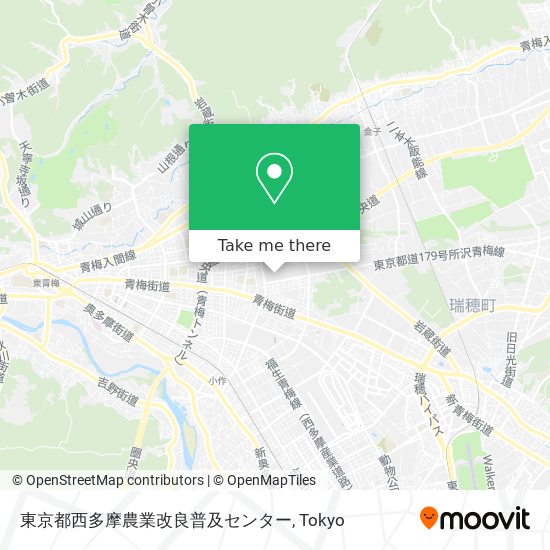 東京都西多摩農業改良普及センター map