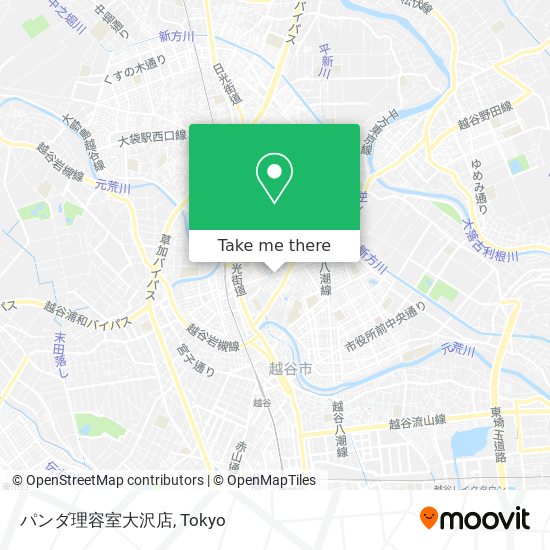 パンダ理容室大沢店 map