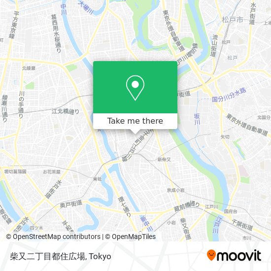 柴又二丁目都住広場 map