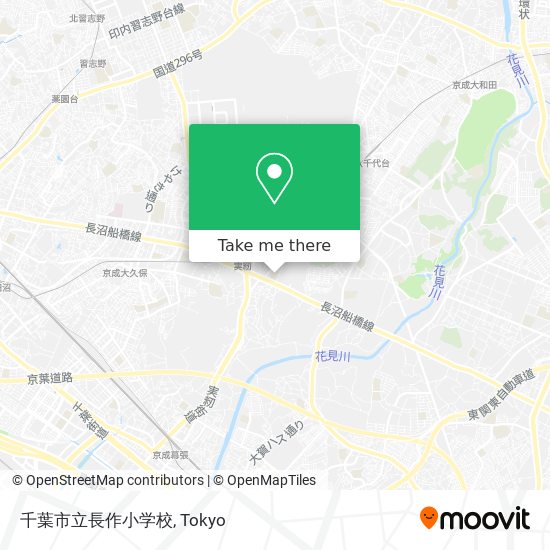 千葉市立長作小学校 map