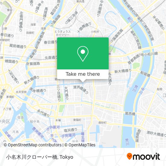 小名木川クローバー橋 map