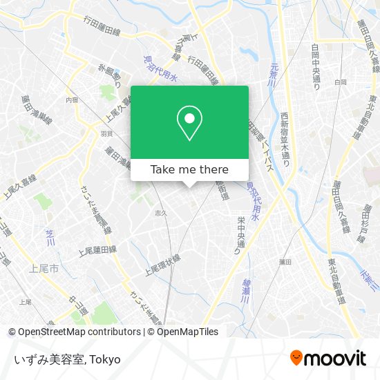 いずみ美容室 map