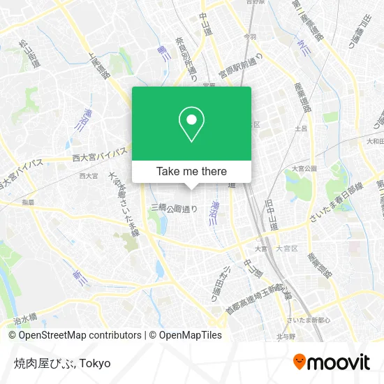 焼肉屋びぶ map