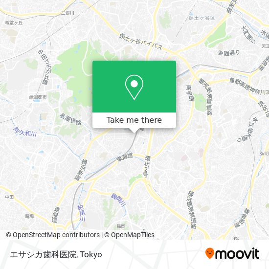 エサシカ歯科医院 map