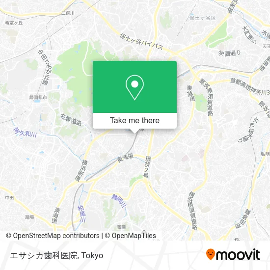 エサシカ歯科医院 map