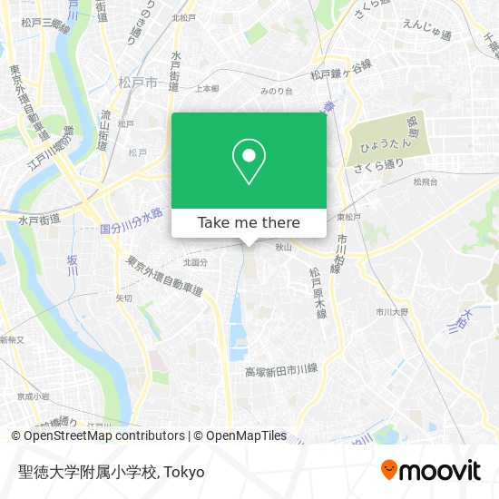 聖徳大学附属小学校 map