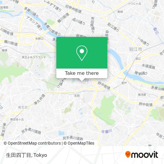 生田四丁目 map