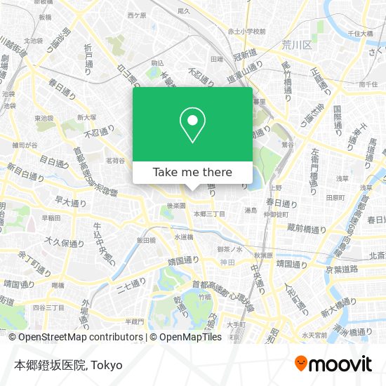 本郷鐙坂医院 map