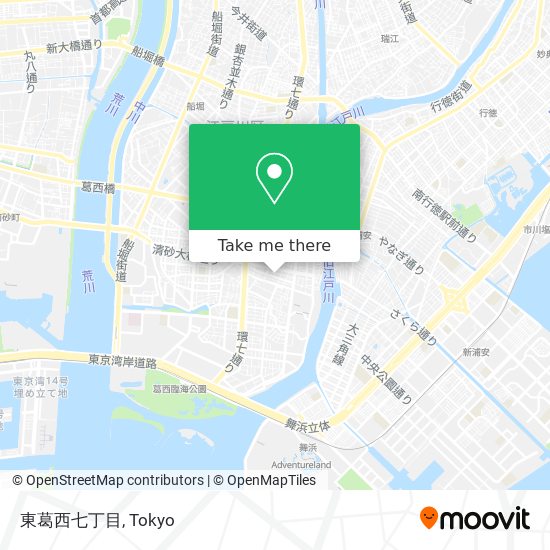 東葛西七丁目 map