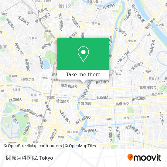 関原歯科医院 map