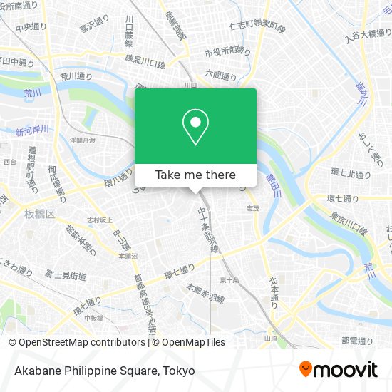 Akabane Philippine Square map