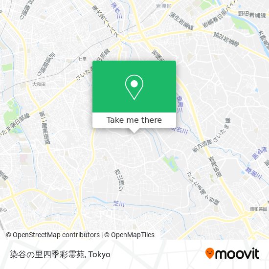 染谷の里四季彩霊苑 map