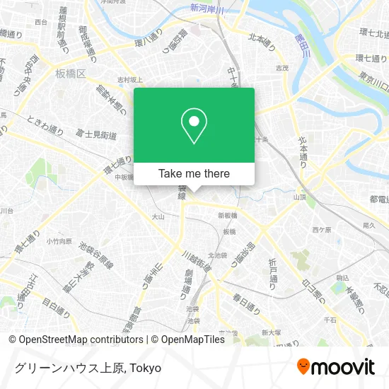 グリーンハウス上原 map