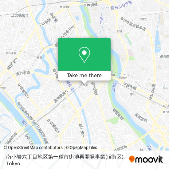 南小岩六丁目地区第一種市街地再開発事業(Iii街区) map