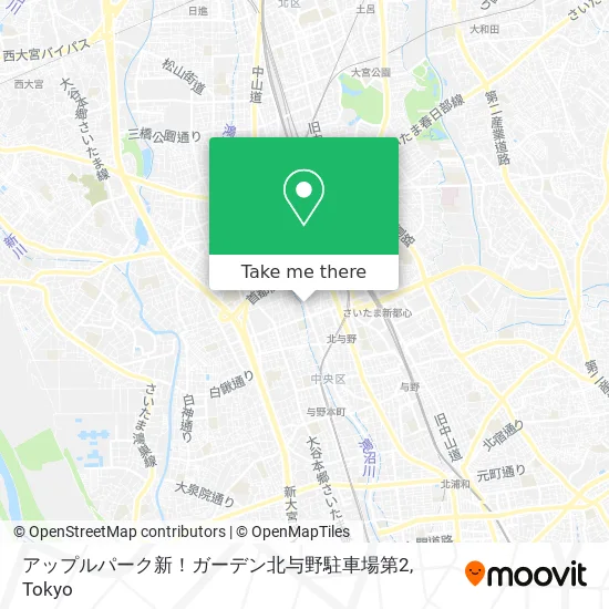 アップルパーク新！ガーデン北与野駐車場第2 map