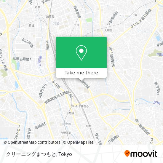 クリーニングまつもと map