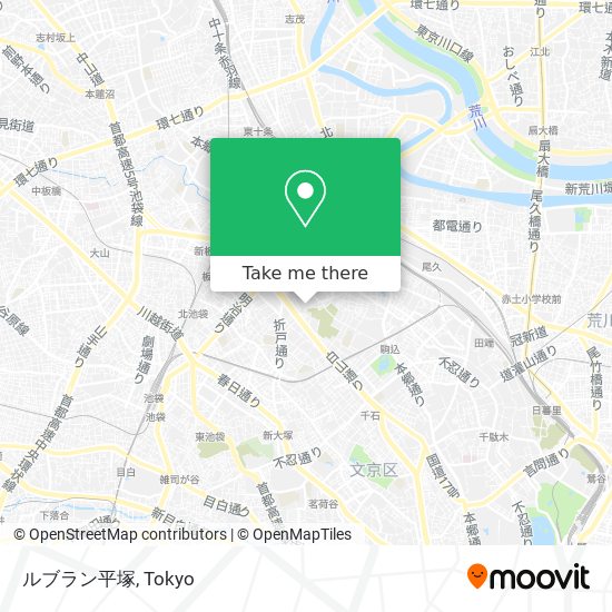 ルブラン平塚 map