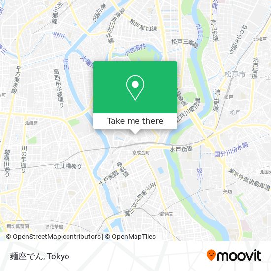 麺座でん map