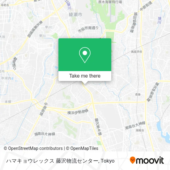 ハマキョウレックス 藤沢物流センター map