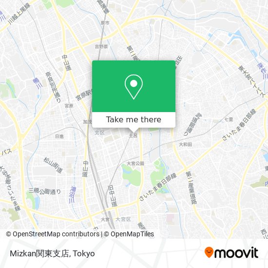 Mizkan関東支店 map