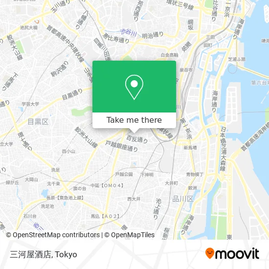 Mikawaya Liquor Store map