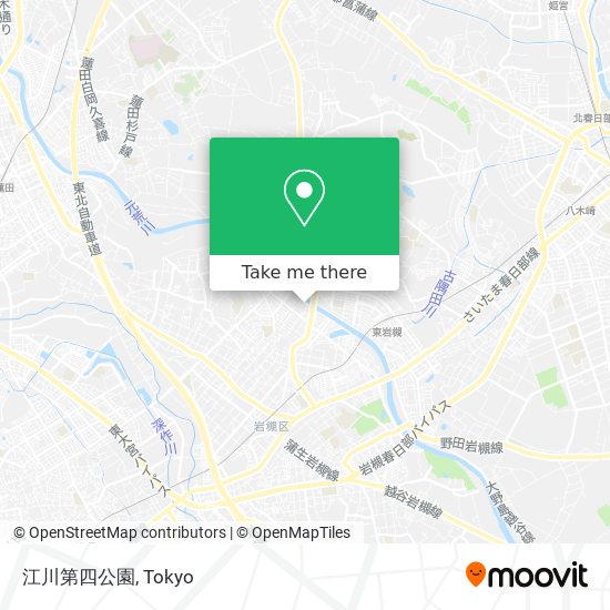江川第四公園 map