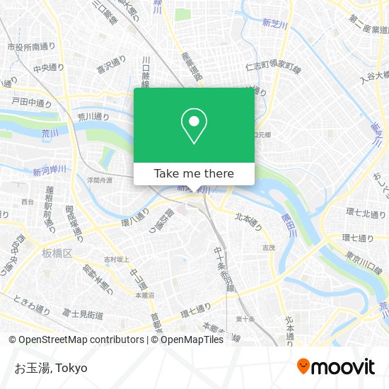 お玉湯 map