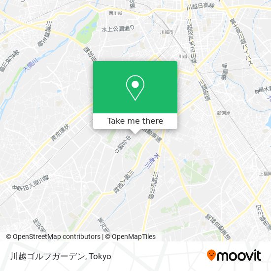 川越ゴルフガーデン map