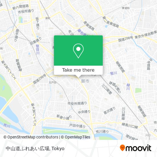 中山道ふれあい広場 map