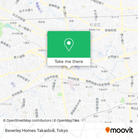 Beverley Homes Takaidoⅲ map