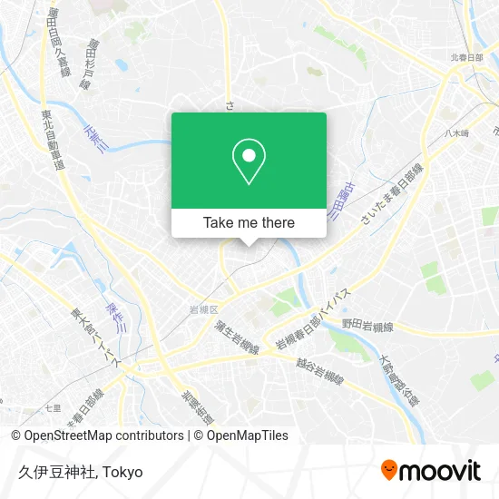久伊豆神社 map