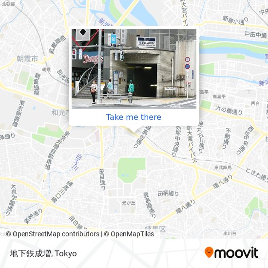 地下鉄成増 map