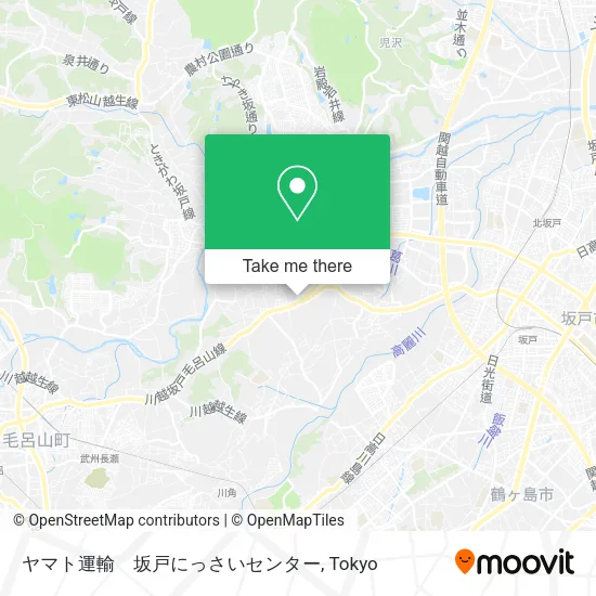 ヤマト運輸　坂戸にっさいセンター map